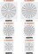 6-Piece Mandala Dot Tool Template Set – Reusable Segment Stencils (4/8/12/16) for DIY Art on Wood, Furniture, Rocks & Home Decor
